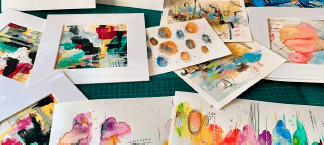 Tekenend mediteren van Pasen tot Pinksteren